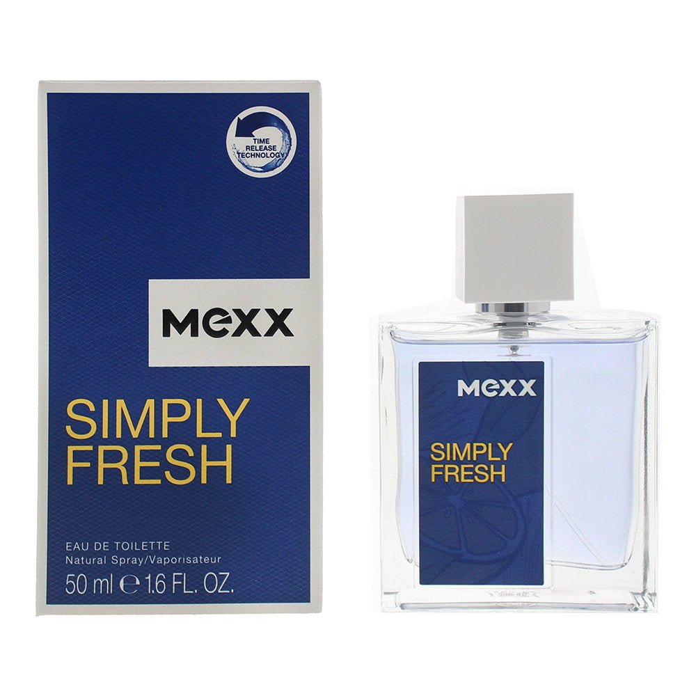 Mexx, Simply Fresh, Тоалетна вода, За мъже, 50 мл