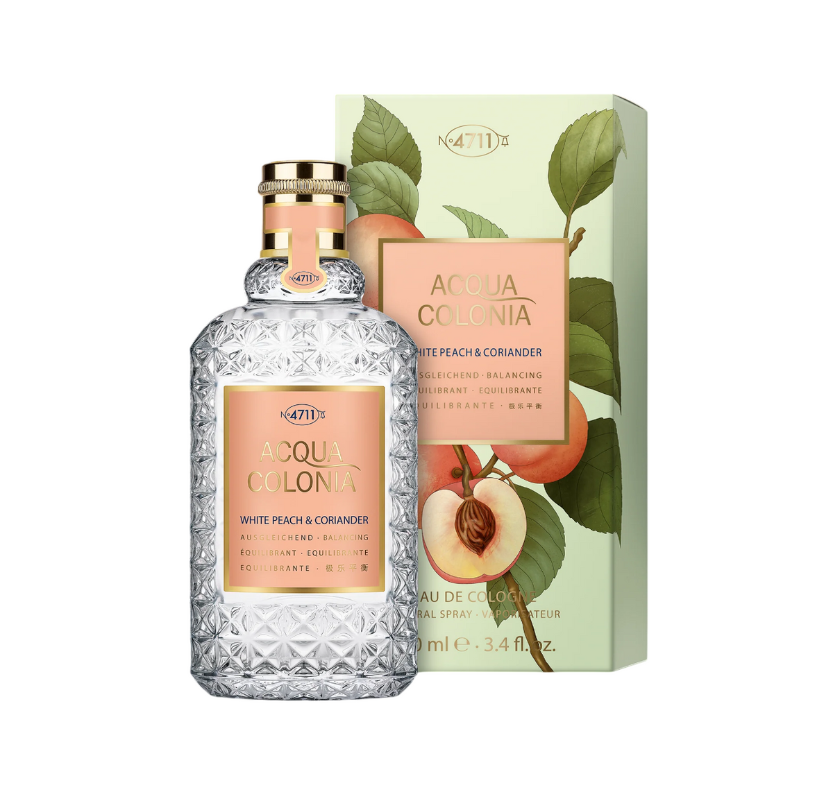 4711, Acqua Colonia White Peach & Coriander, Одьо дьо Кьолн, Унисекс, 100 мл