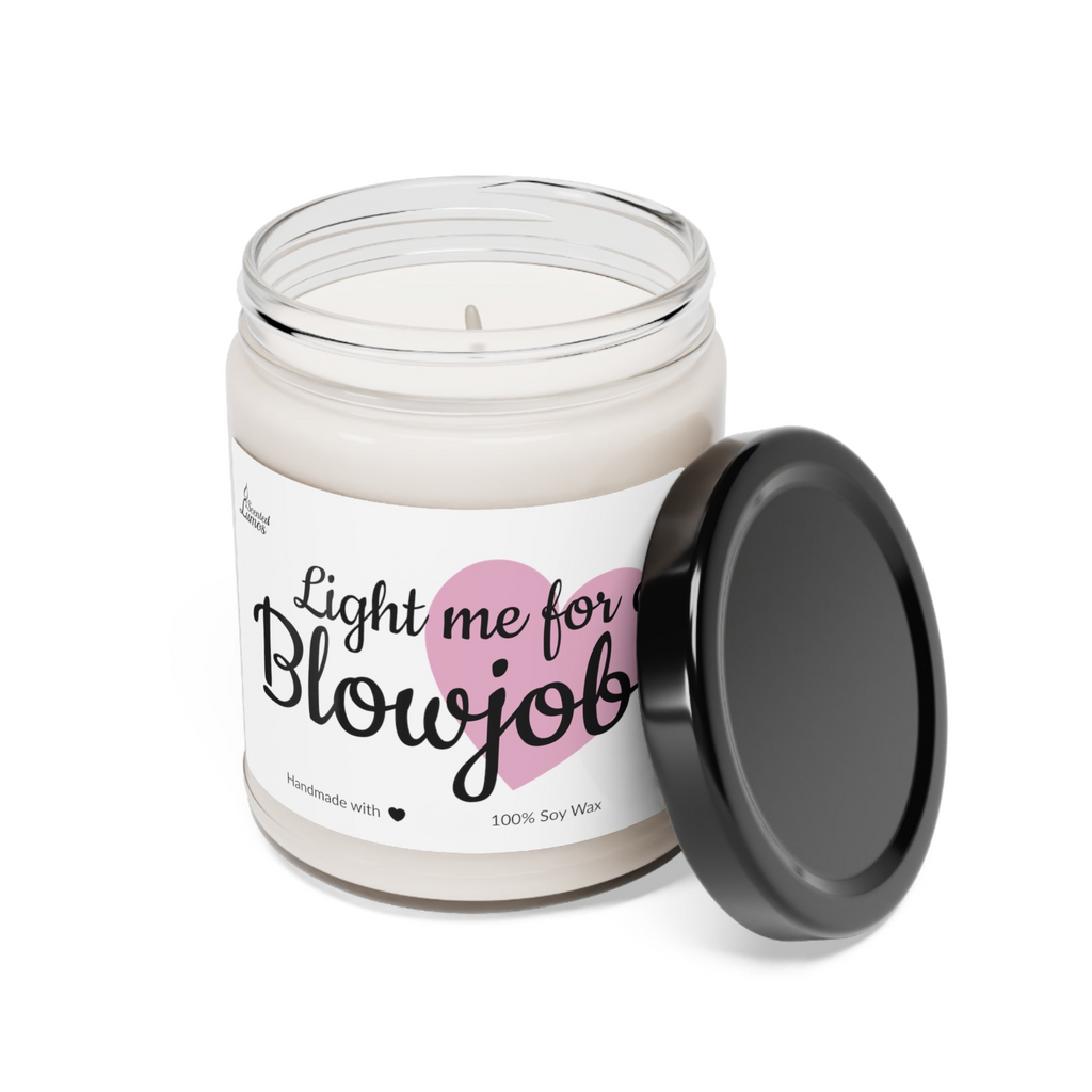 Light me for a BJ Scented Soy Candle - Zinora.bg