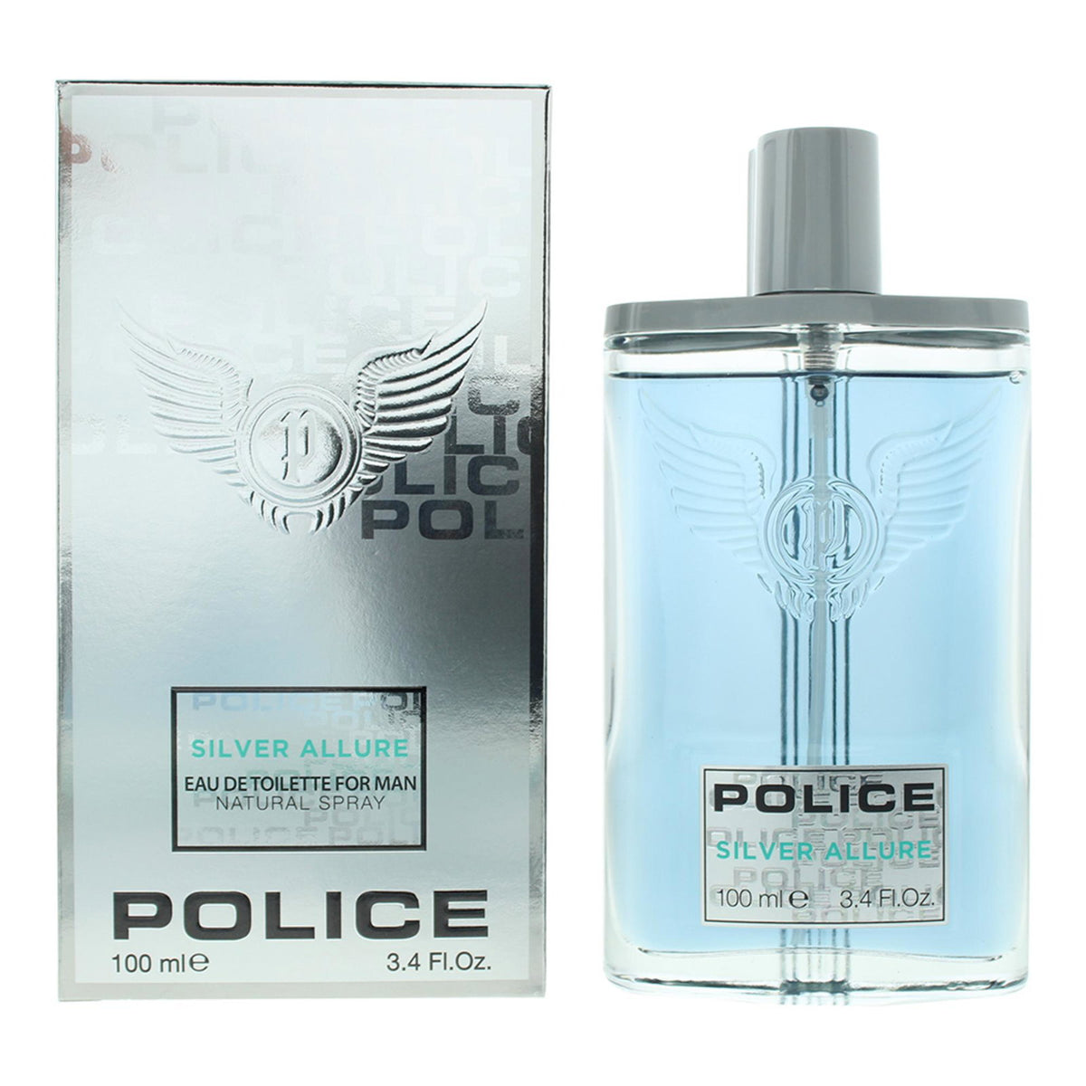 Police, Silver Allure, Тоалетна вода, За мъже, 100 мл