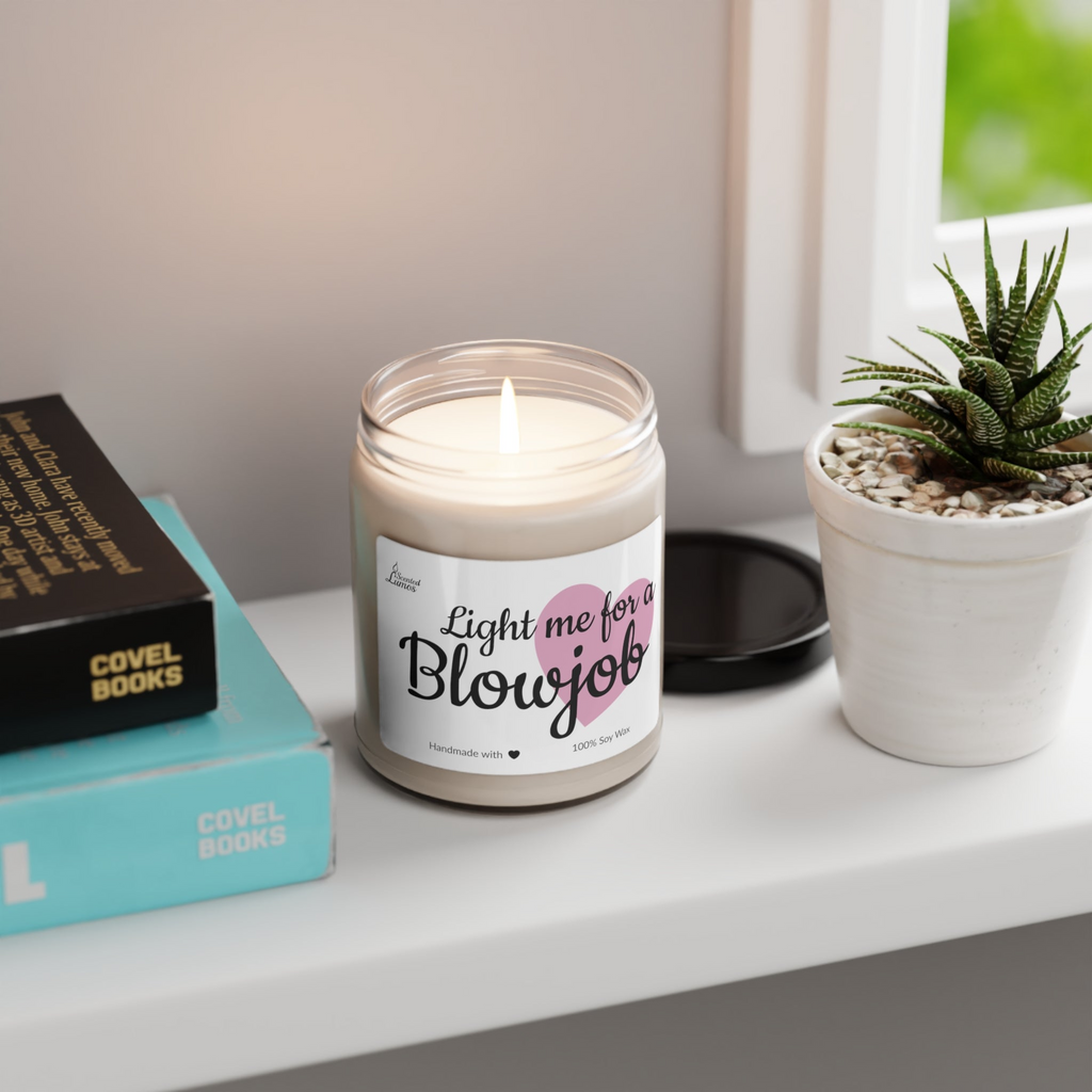 Light me for a BJ Scented Soy Candle - Zinora.bg