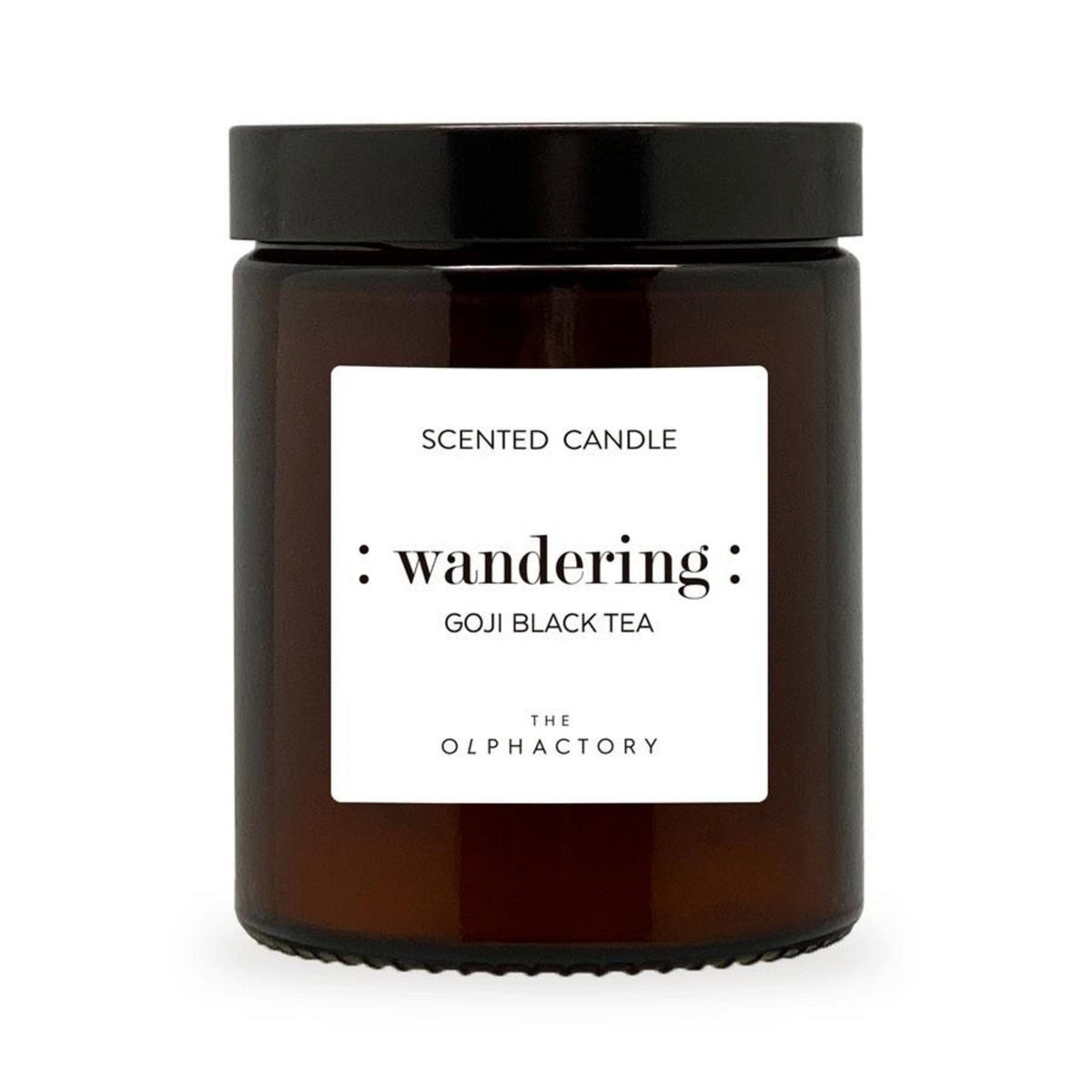 The Olphactory, Wandering Goji Black Tea, Goji, Ароматизирана свещ, 135 г