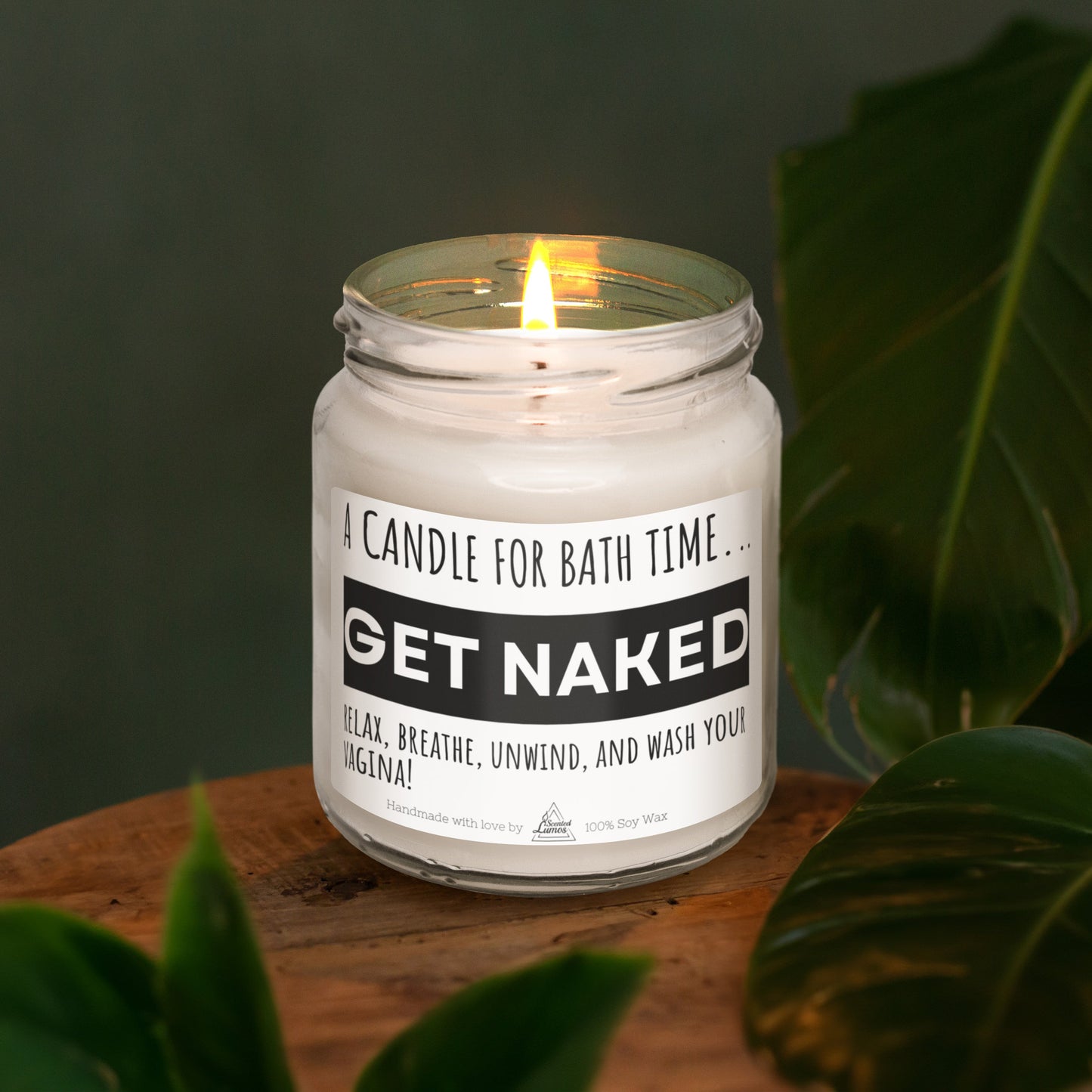 Get naked Scented Soy Candle - Zinora.bg