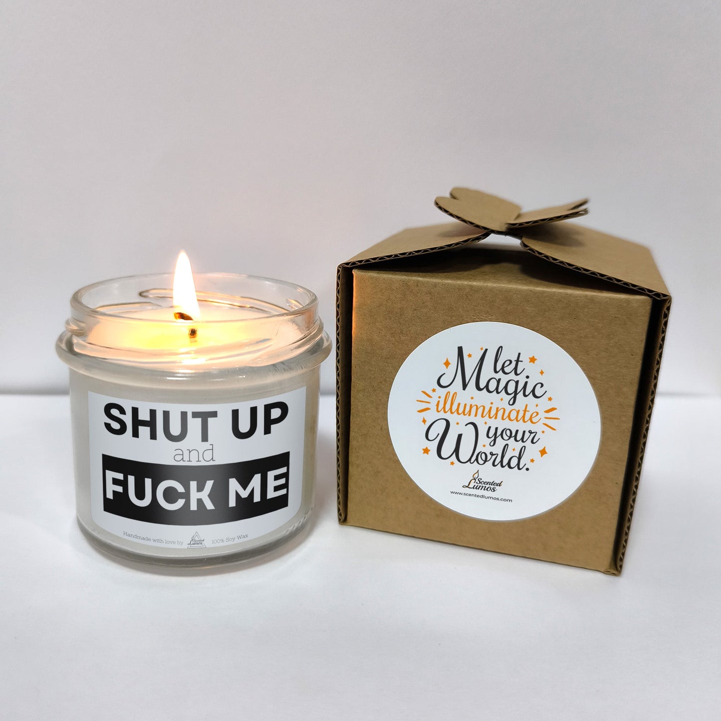 Shut up and Fuck me Scented Soy Candle - Zinora.bg