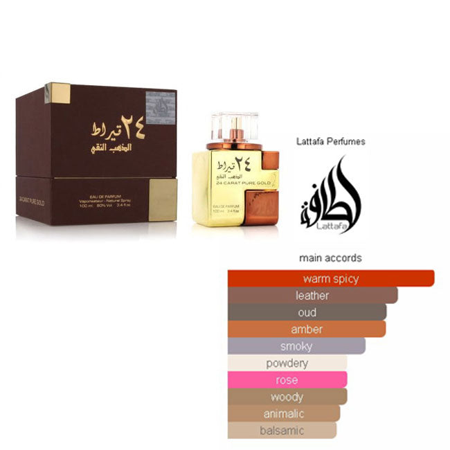 Унисекс парфюм Lattafa 24 Carat Pure Gold, 100 мл, EDP - Zinora.bg