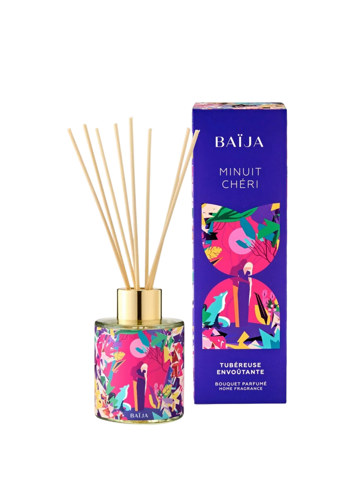 Baija, Minuit Cheri, Ароматизатор с пръчици, 120 мл