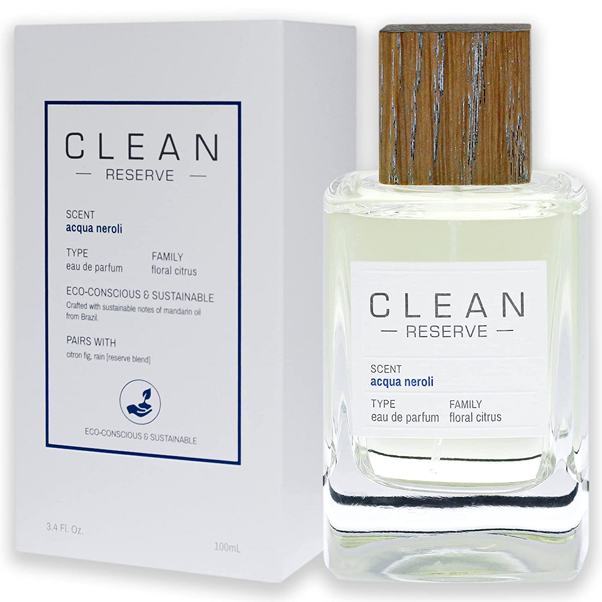 Clean, Reserve - Acqua Neroli, Парфюмна вода, Унисекс, 100 мл