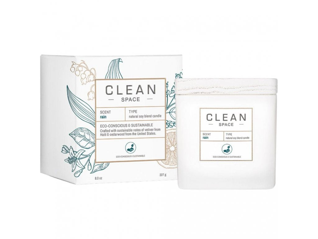 Clean, Space Warm Cotton, Ароматизирана свещ, 227 г