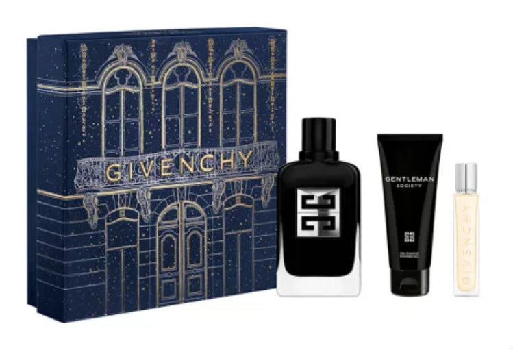 Givenchy Gentleman Society Gift Set - EDP 100 ml + Shower Gel 75 ml + EDP 12.5 ml за мъже
