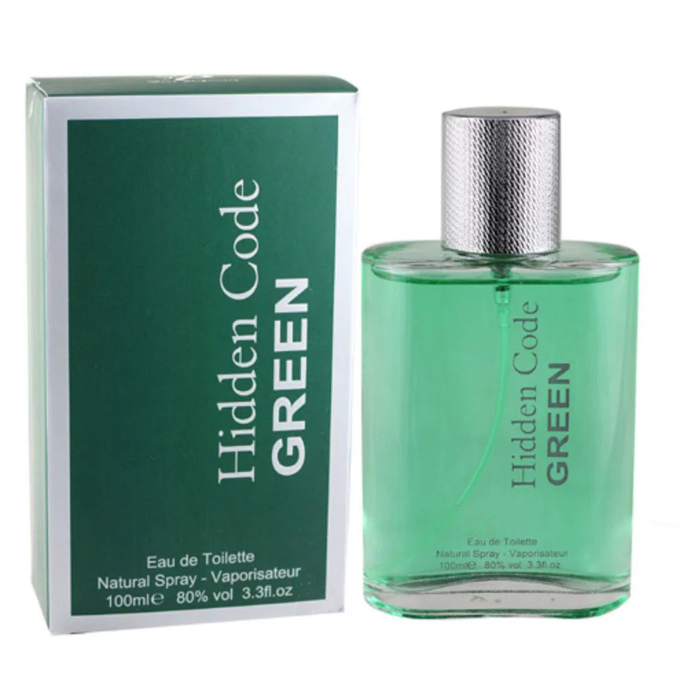 Fine Perfumery, Hidden Code Green, Тоалетна вода, За мъже, 100 мл