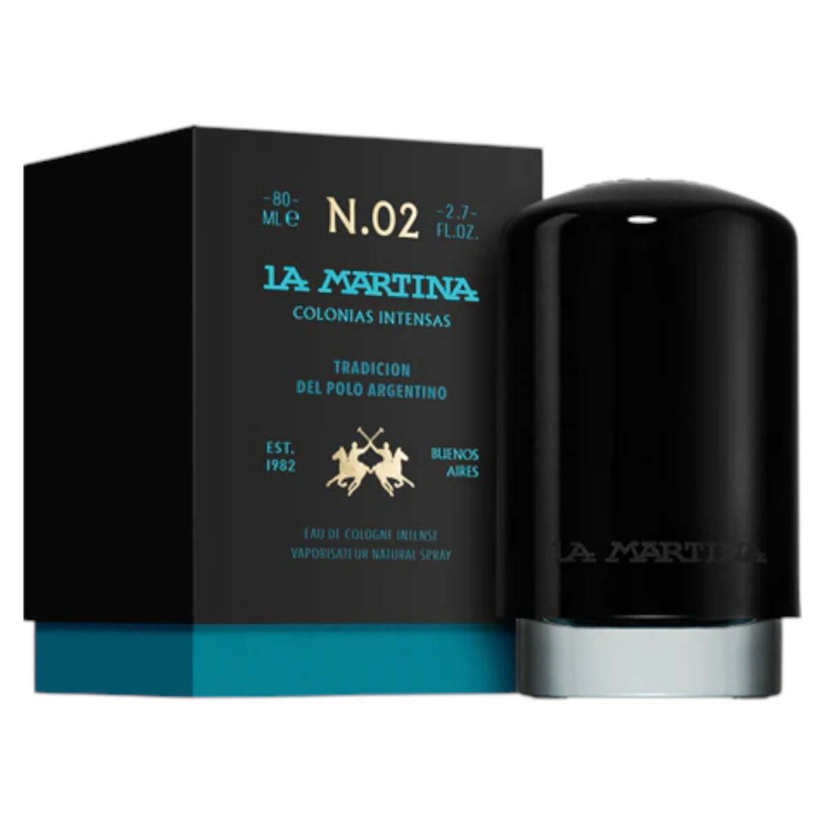 La Martina, Blue Gardenia Intense, Одьо дьо Кьолн, Унисекс, Бутилка, 80 мл