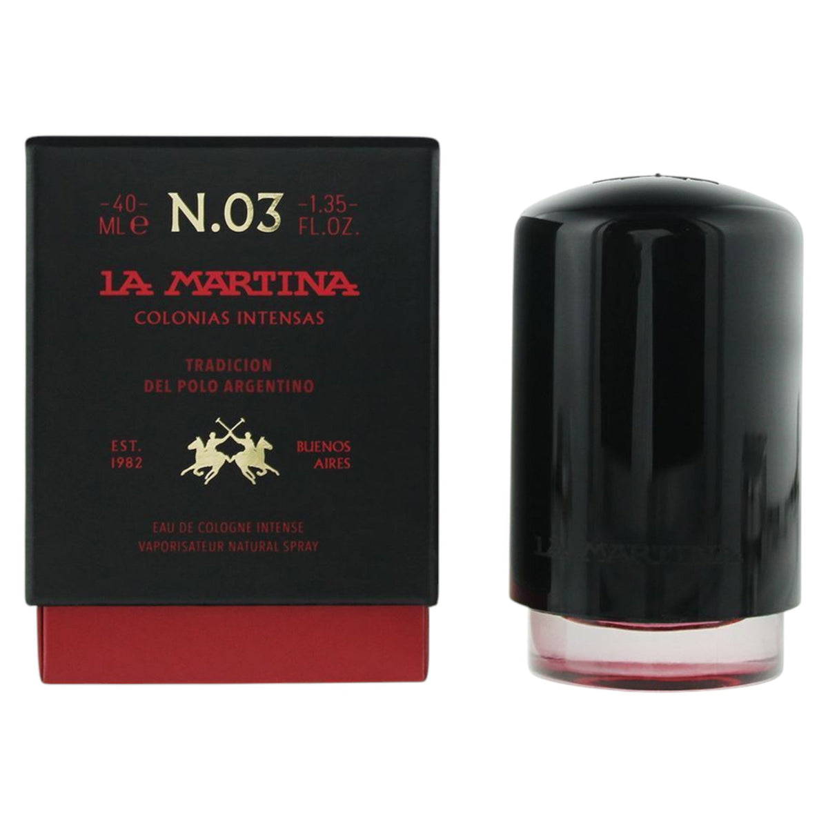 La Martina, Nude Amber Intense, Одьо дьо Кьолн, Унисекс, Бутилка, 40 мл