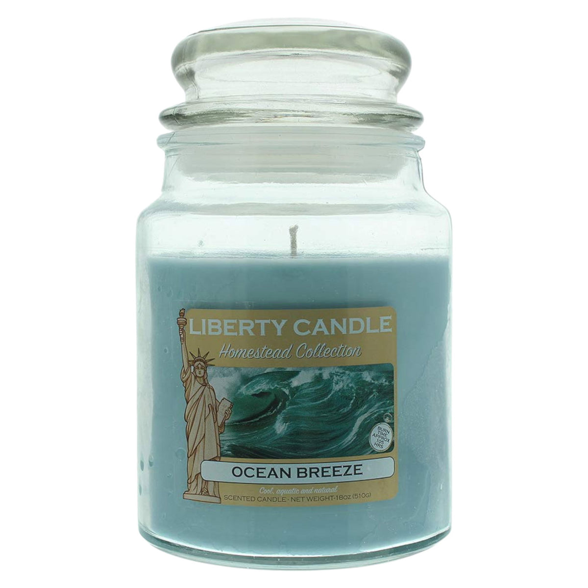 Liberty Candle, Ocean Breeze, Яко, Ароматизирана свещ, 510 г