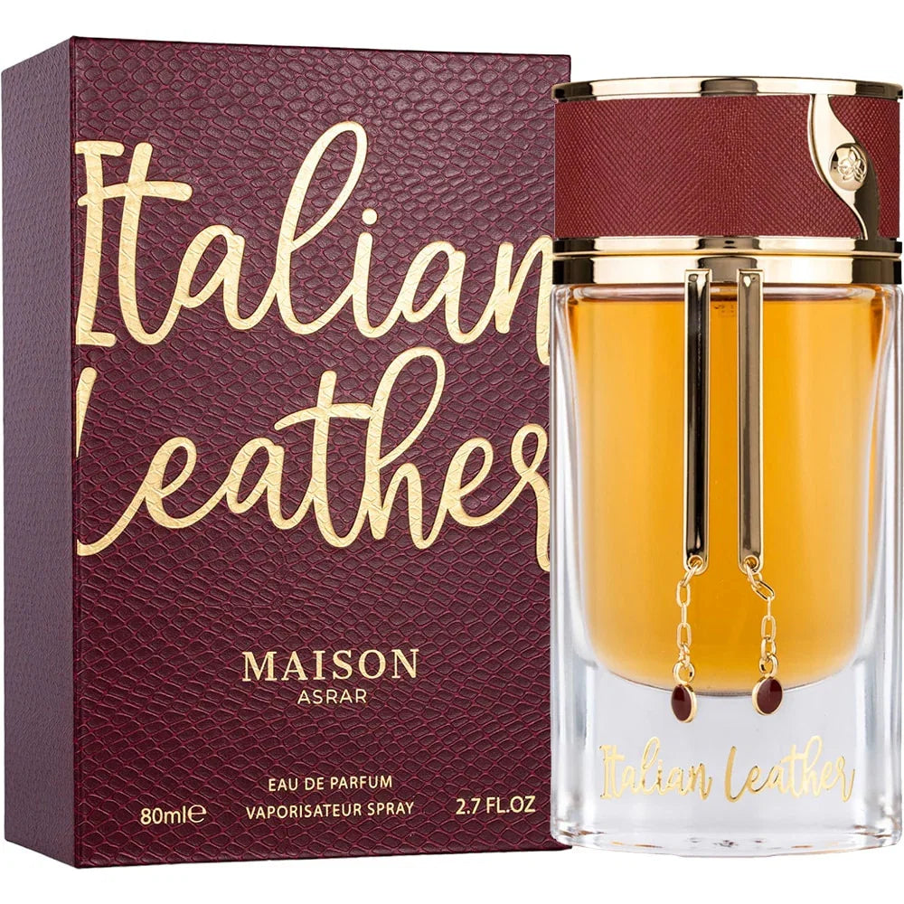 Maison Asrar, Italian Leather, Парфюмна вода, Унисекс, 80 мл