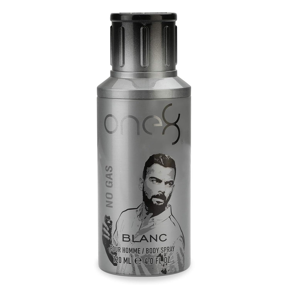 One 8, Blanc No Gas, Ароматизиран спрей, За мъже, 120 мл