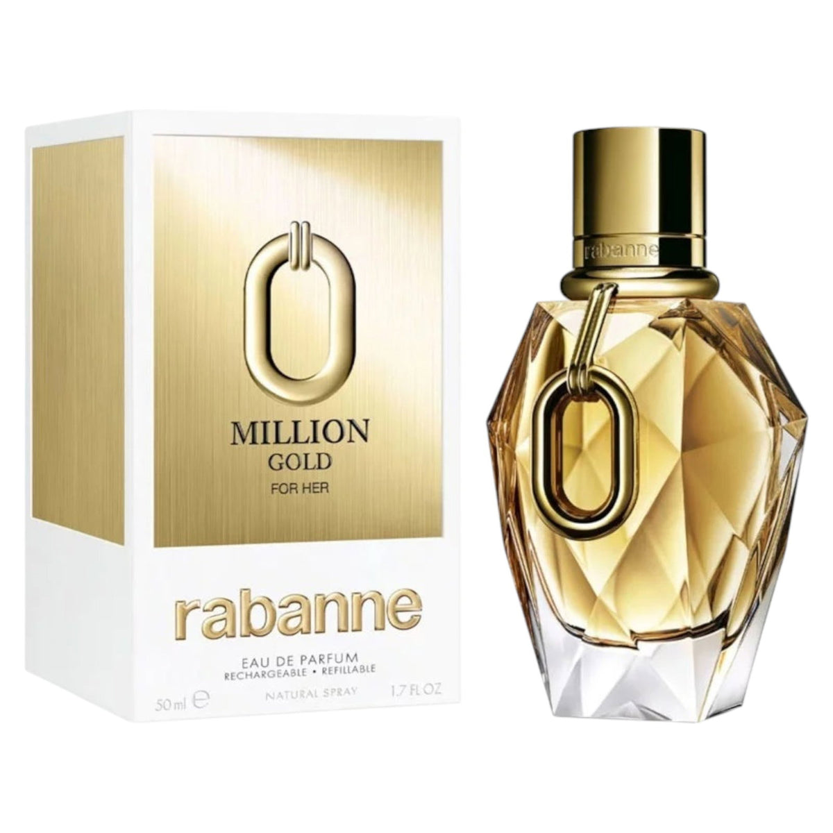 Paco Rabanne, Million Gold, Парфюмна вода, За жените, Презареждаема, 50 мл