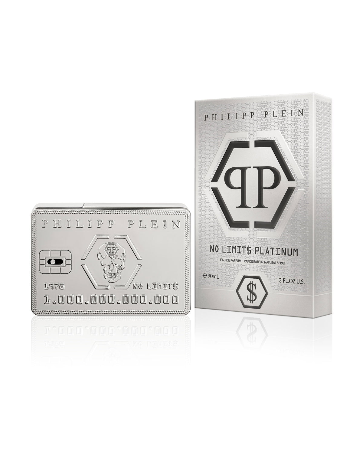 Philipp Plein, No Limits Platinum, Парфюмна вода, За мъже, 90 мл