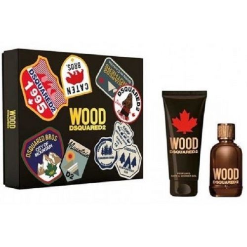 DsQuared Wood M Set - EdT 100 ml + sh/gel 150 ml /2018