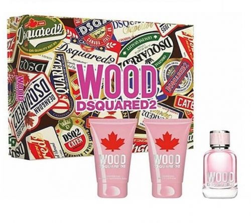 DsQuared Wood W Set - EdT 50 ml + b/lot 50 ml+ sh/gel 50 ml /2018
