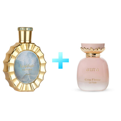 Комбо Lattafa Victoria + Khadlaj La Fede Aura Crisp Flower - Zinora.bg