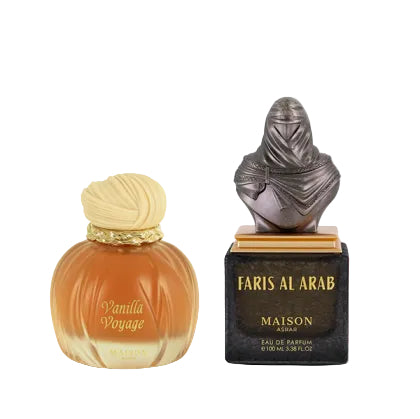 Комбо Свети Валентин - Maison Asrar Vanilla Voyage & Faris Al Arab 2x100 ml