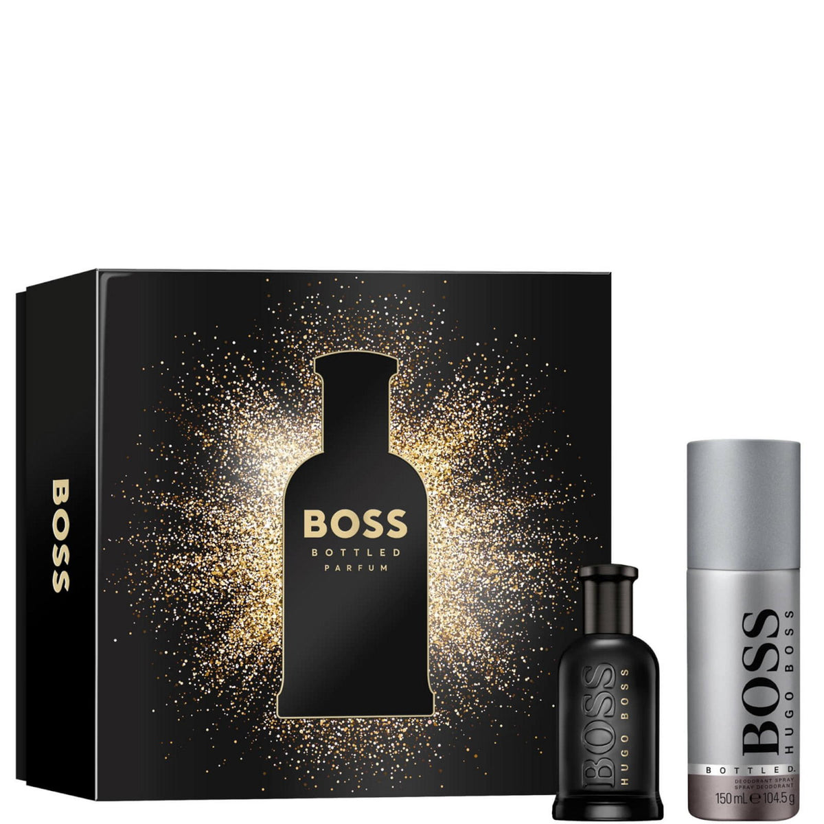 Set Hugo Boss: Boss Bottled, Parfum, For Men, 50 ml + Boss Bottled, Deodorant Spray, For Men, 150 ml