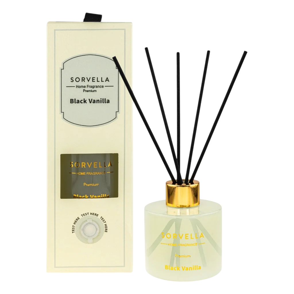 Sorvella, Black Vanilla, Ароматни пръчици, Ароматизатор с пръчици, 120 мл