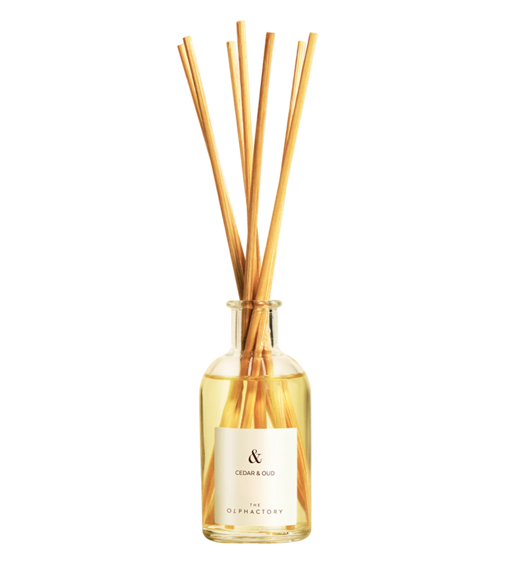 The Olphactory, Cedar & Oud, Ароматни пръчици, Ароматизатор с пръчици, 100 мл