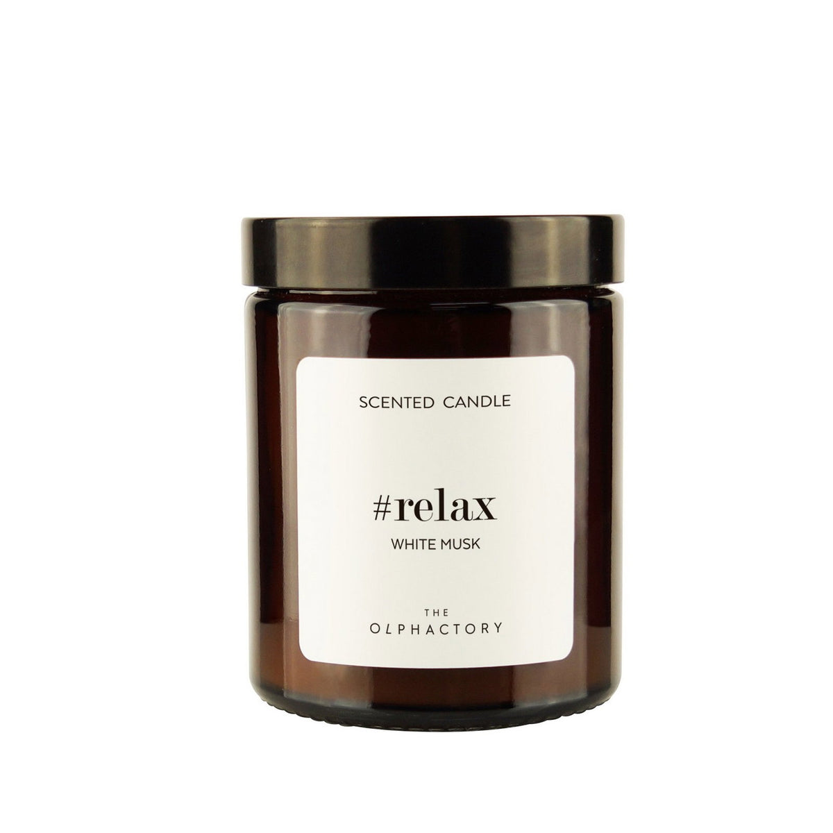 The Olphactory, Relax White Musk, Ароматизирана свещ, 135 г