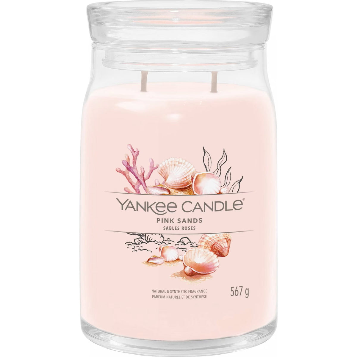 Yankee Candle, Pink Sands, Ароматизирана свещ, 567 г