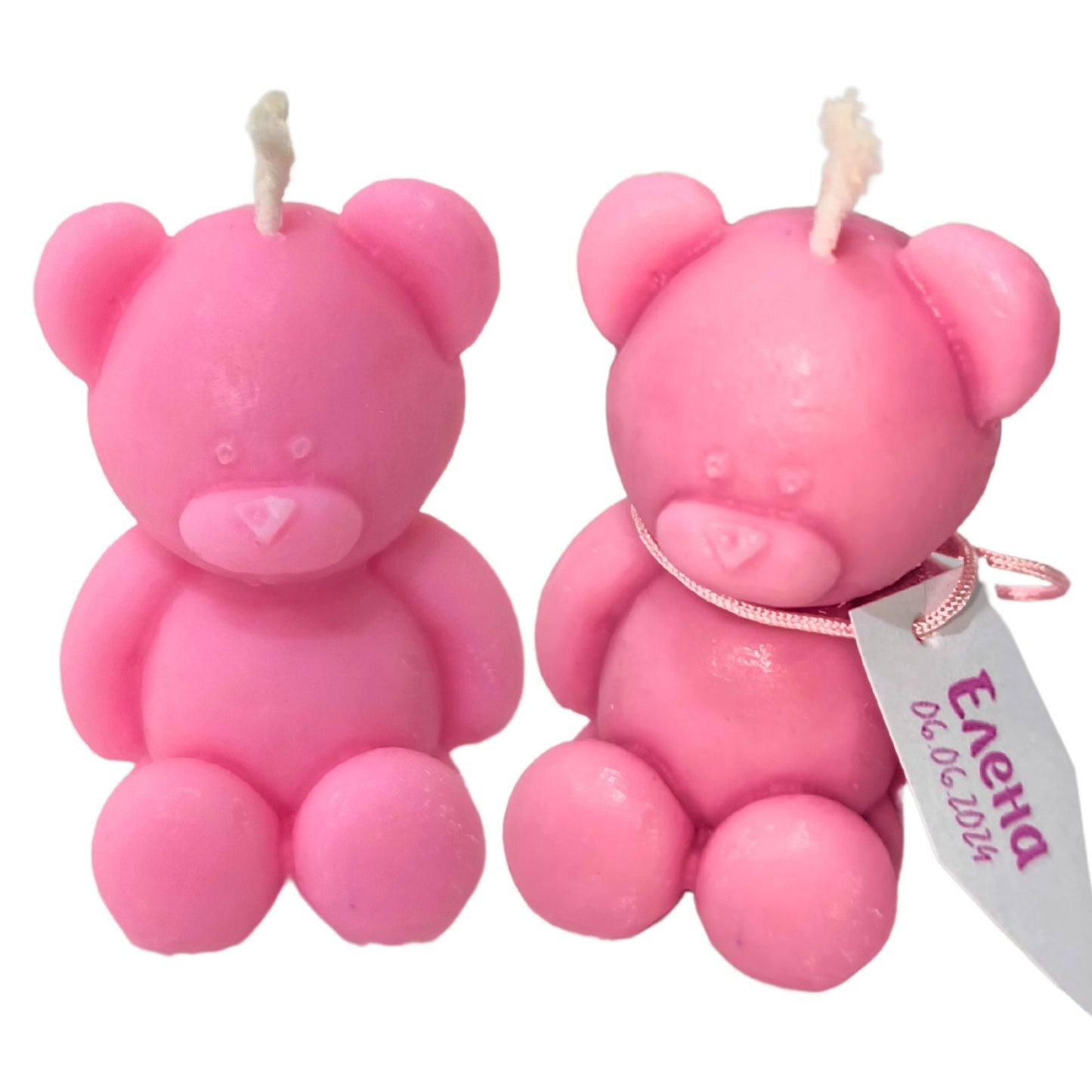  Малка Свещ Мече - Подарък за гости на кръщене - Zinora.bg