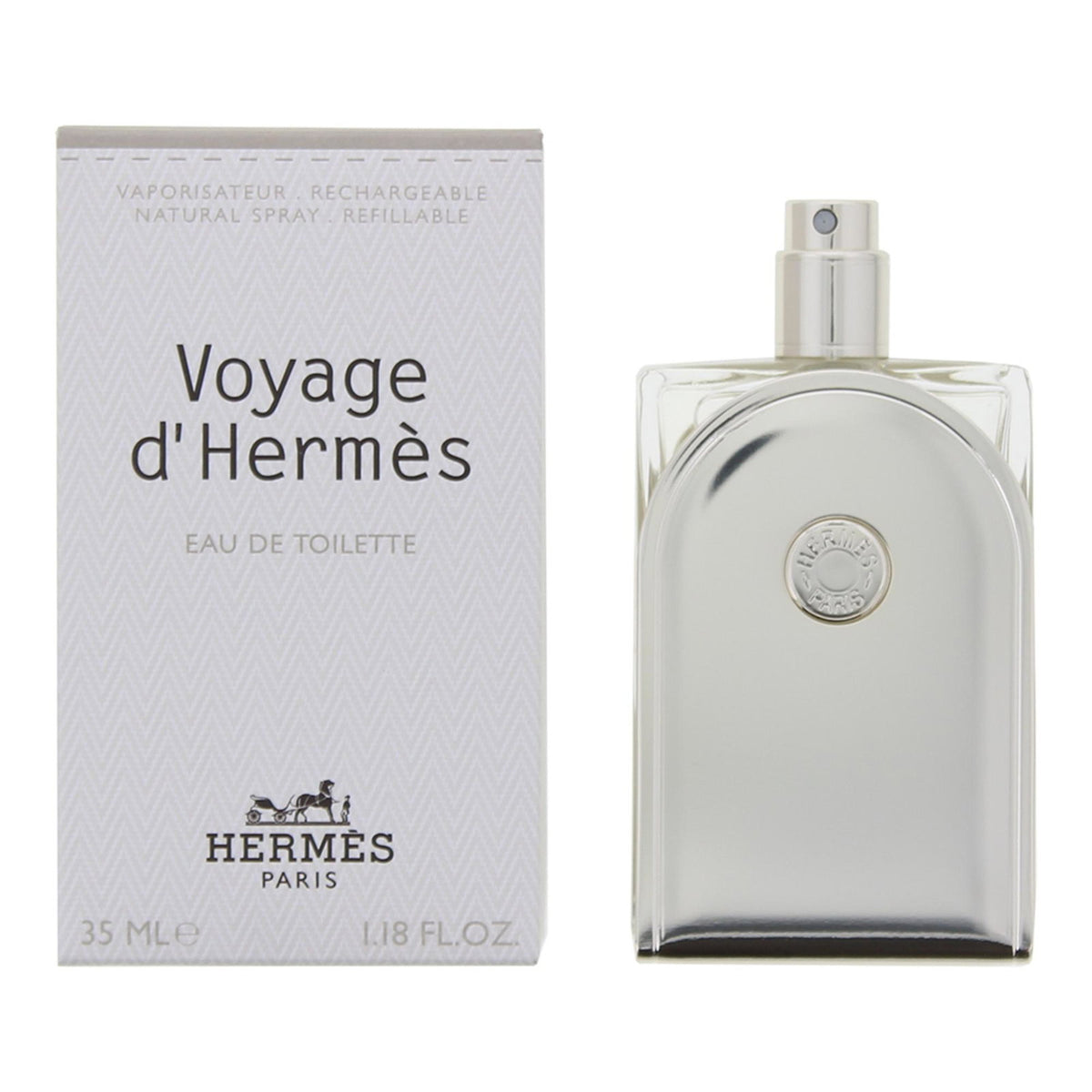 Hermes, Voyage d'Hermes, Тоалетна вода, Унисекс, Презареждаема, 35 мл