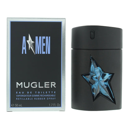 Thierry Mugler, A Men, Тоалетна вода, За мъже, Презареждаема, 50 мл