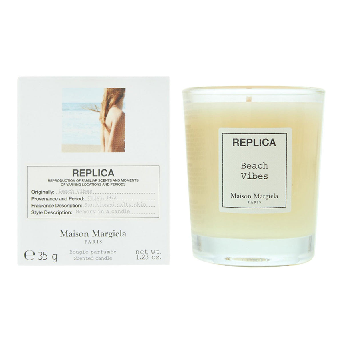 Maison Margiela, Replica Beach Walk, Ароматизирана свещ, 35 г