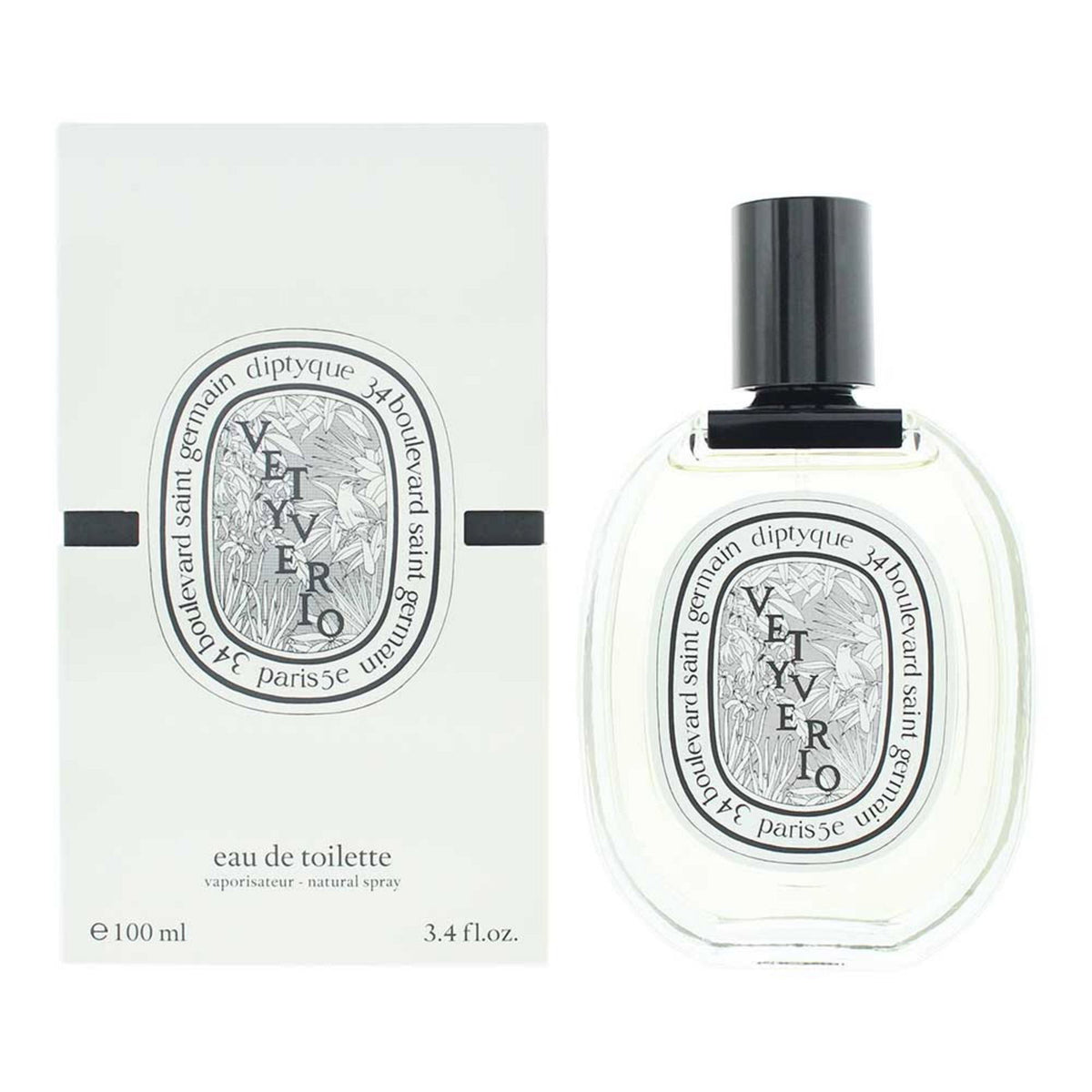 Diptyque, Vetyverio, Тоалетна вода, Унисекс, 100 мл