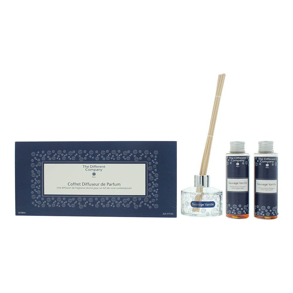 Дуо комплект, The Different Company, Sauvage Vanille, Ванилия, Освежител за въздух за стая, 2 бр, 100 мл