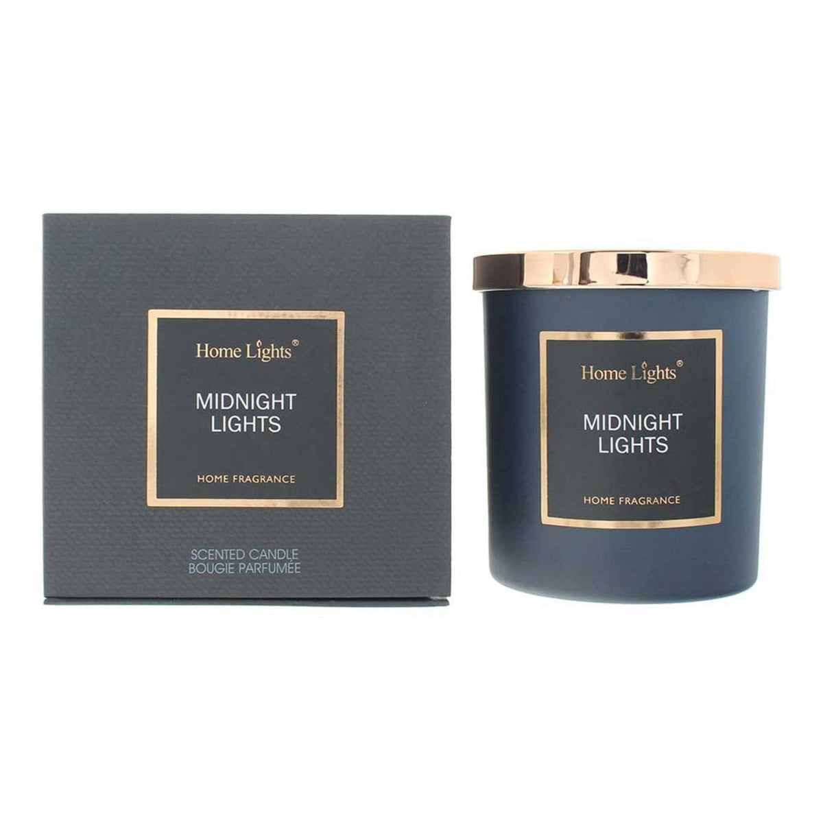 Home Lights, Midnight Lights, Ароматизирана свещ, 215 г