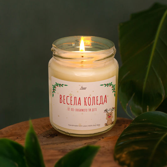 a candle that is sitting on a table Zinora.bg