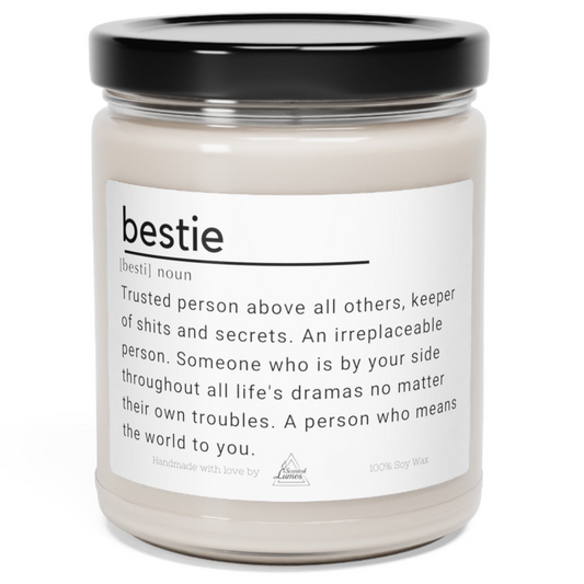 a jar of white candles with a black lid Zinora.bg