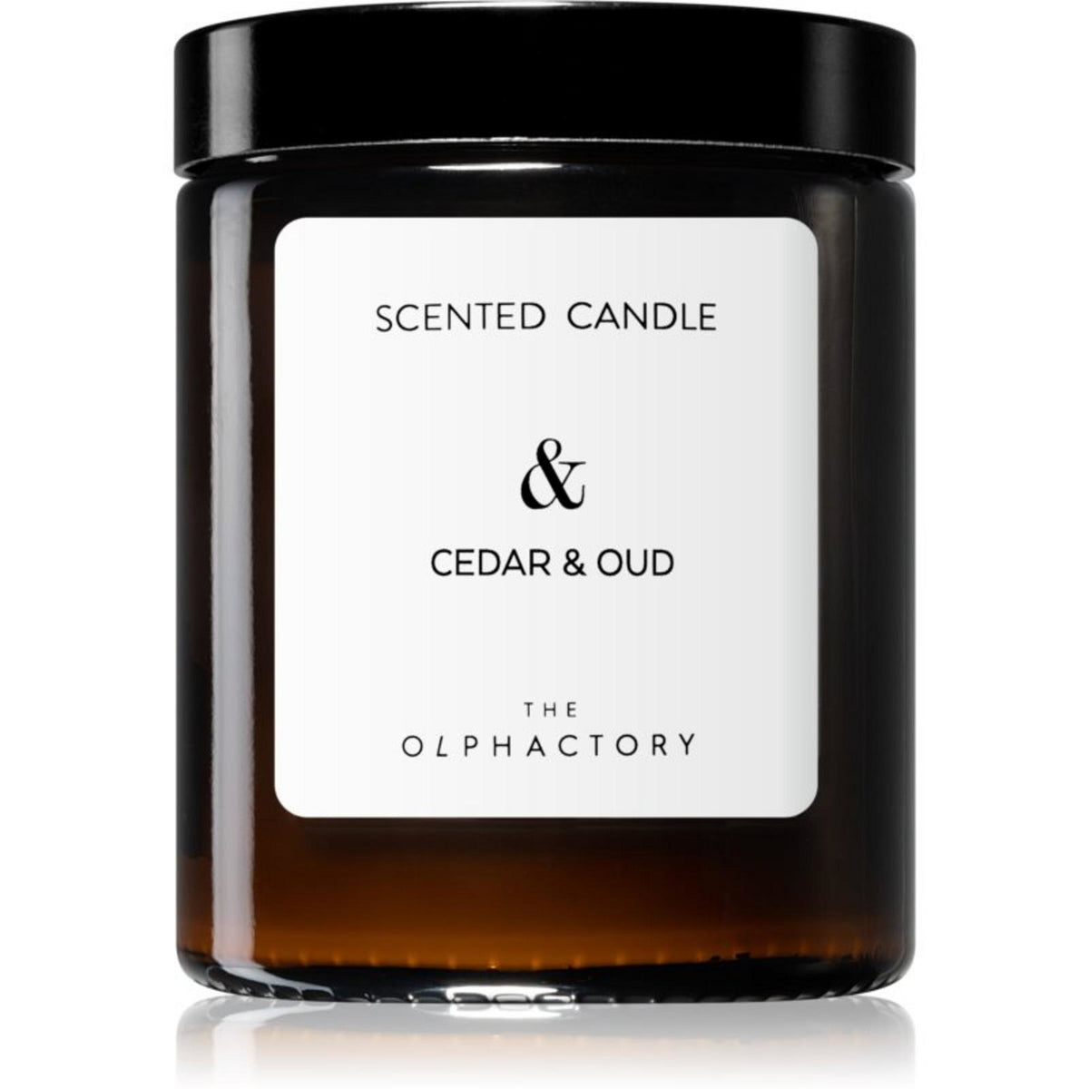 The Olphactory, Cedar & Oud, Дървесен, Ароматизирана свещ, 135 г