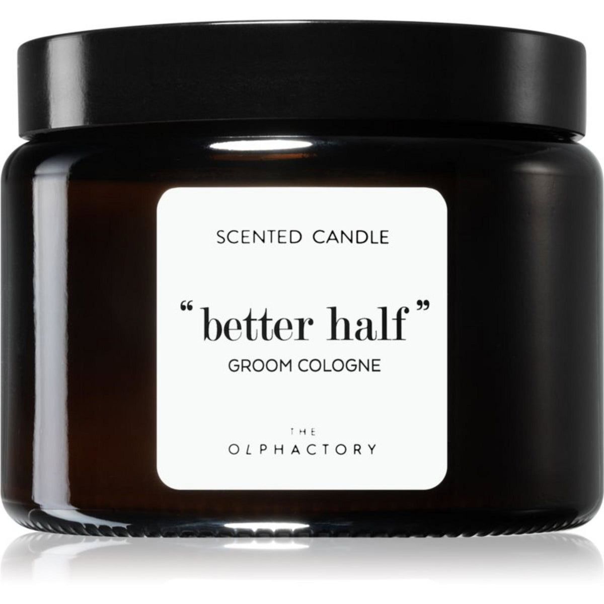 The Olphactory, Better Half Groom Cologne, Basil, Ароматизирана свещ, 360 г