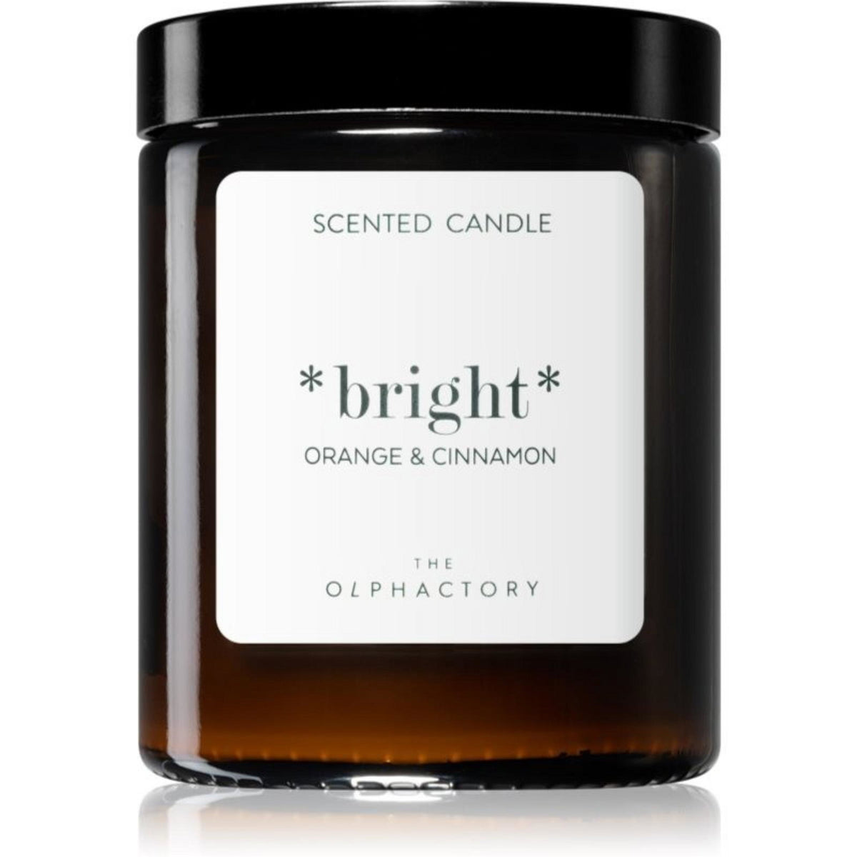 The Olphactory, Bright Orange & Cinnamon, Оранжев, Ароматизирана свещ, 135 г