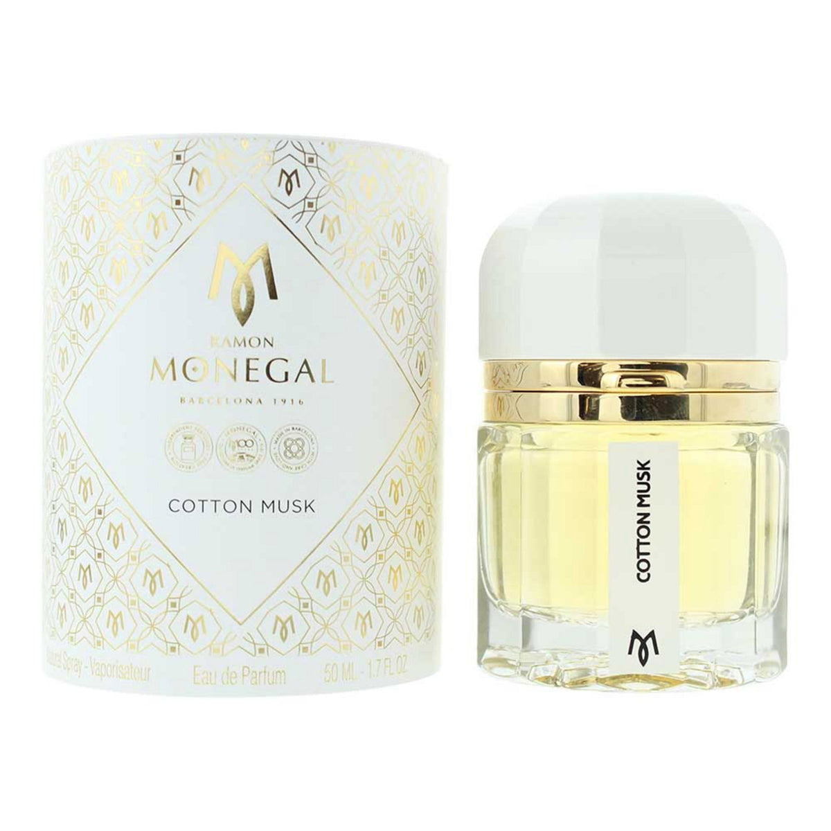 Ramon Monegal, Cotton Musk, Парфюмна вода, За жените, 50 мл