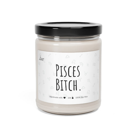 Pisces Scented Soy Candle Zinora.bg