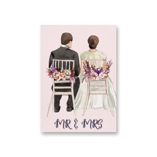  Mr & Mrs - Картичка за сватба - Zinora.bg Zinora.bg