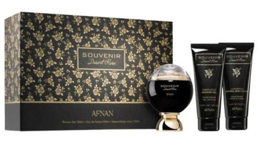 Afnan Souvenir Desert Rose - EDP 100 ml + Body Lotion 100 ml + Shower Gel 100 ml Zinora.bg