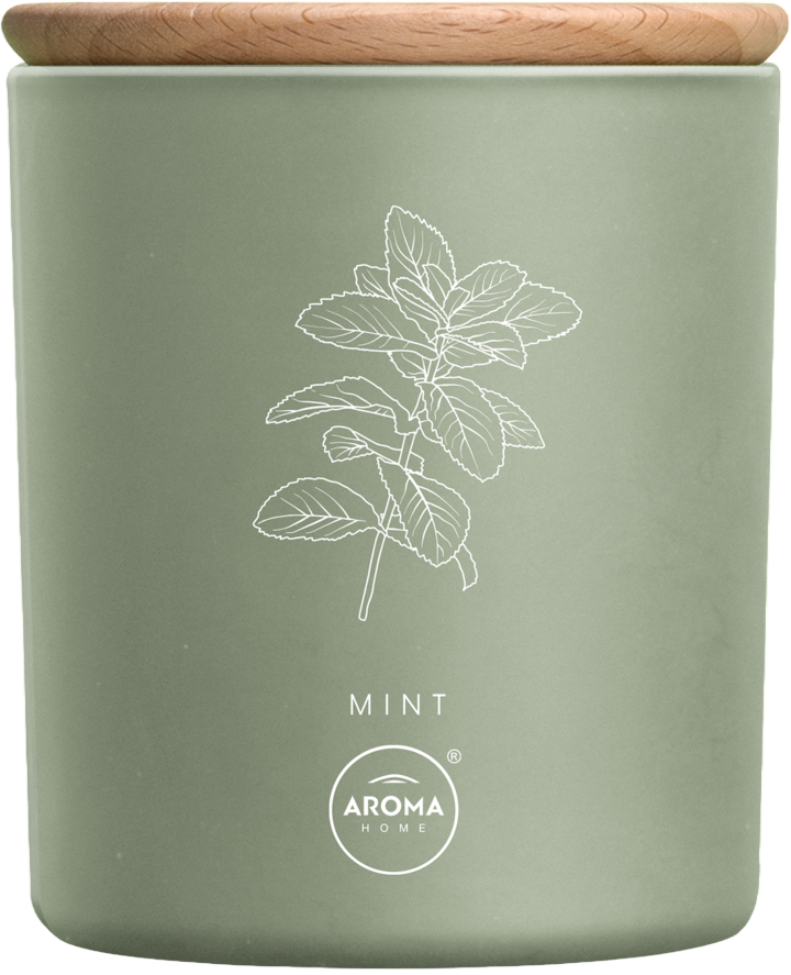 Aroma Home, Mint, Ароматизирана свещ, 150 г