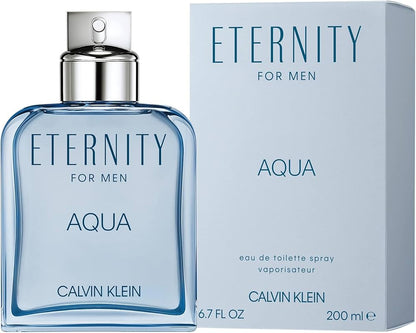 Calvin Klein, Eternity Aqua, Тоалетна вода, За мъже, 200 мл