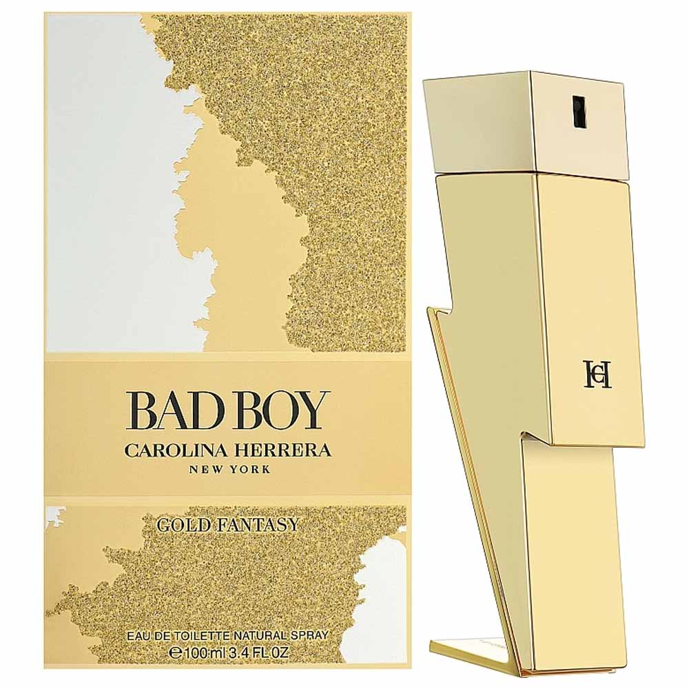 Carolina Herrera, Bad Boy Gold Fantasy, Тоалетна вода, За мъже, 100 мл