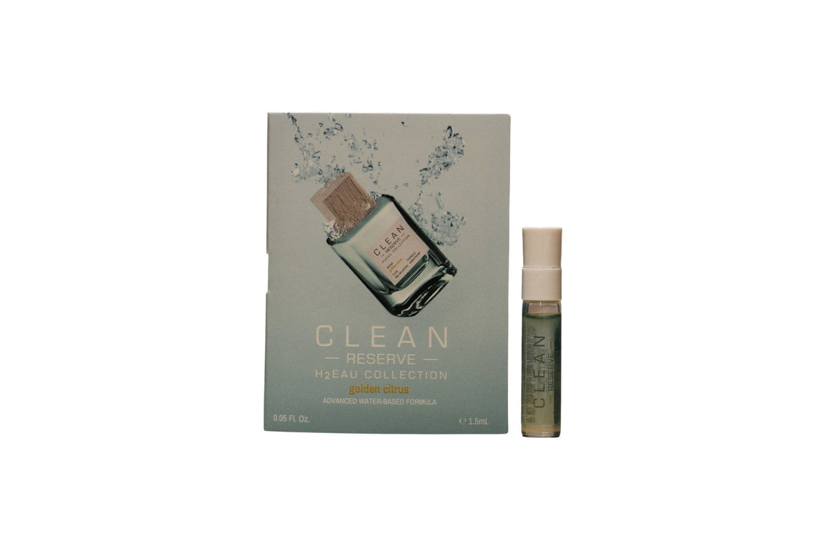 Clean, H2Eau Golden Citrus, Парфюмна вода, Унисекс, 1.5 мл Флакон